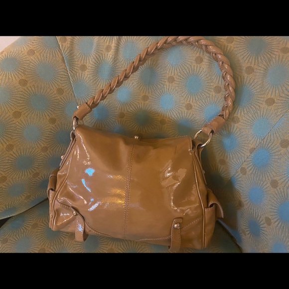 Francesco Biasia Patent Leather Handbag with duster and tags (not attached) - Picture 10 of 16